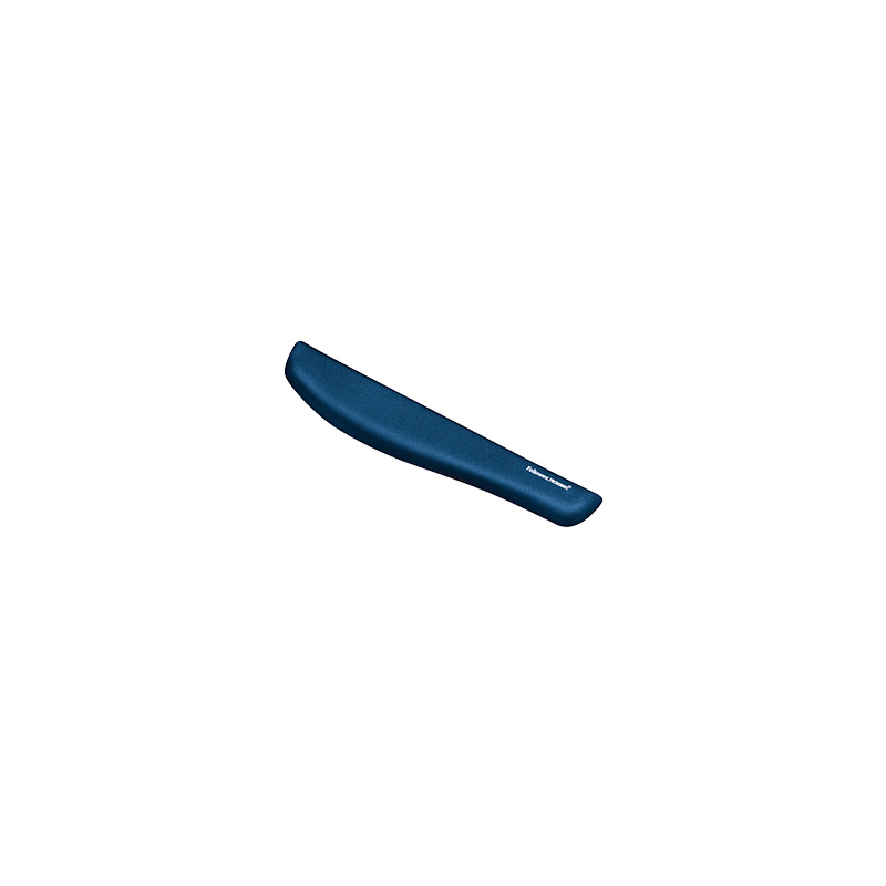 Reposamuñecas fellowes para teclado foam fusion plush touch azul 25x460x81 mm