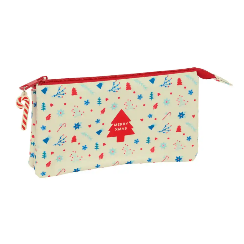 Bolso escolar portatodo safta triple complementos safta 120x220x30 mm