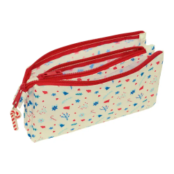 Bolso escolar portatodo safta triple complementos safta 120x220x30 mm