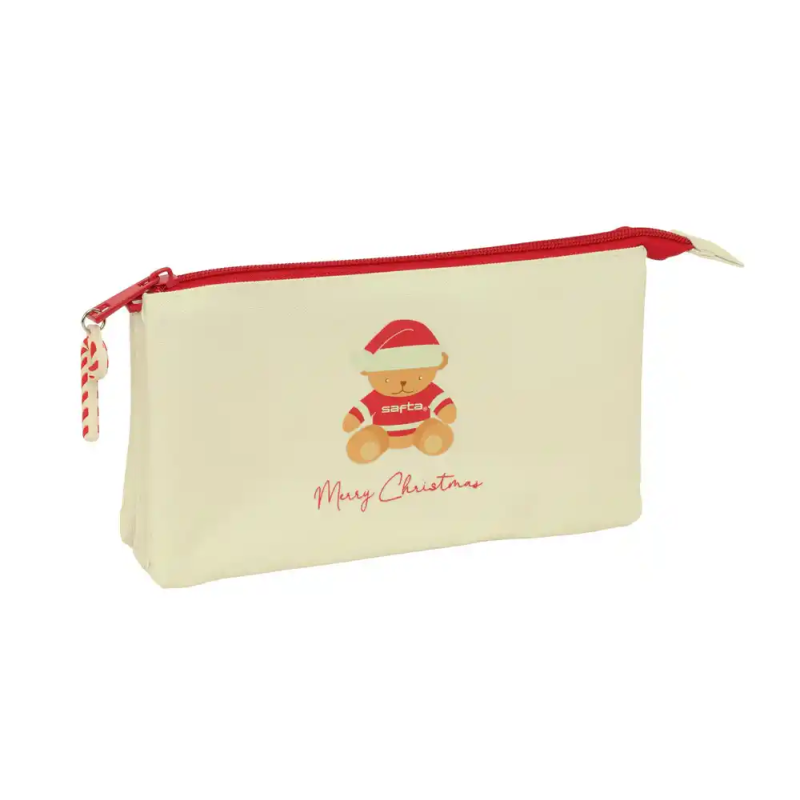 Bolso escolar portatodo safta triple complementos safta 120x220x30 mm