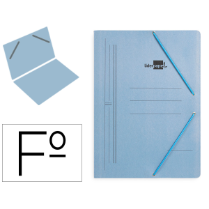 Carpeta liderpapel gomas...