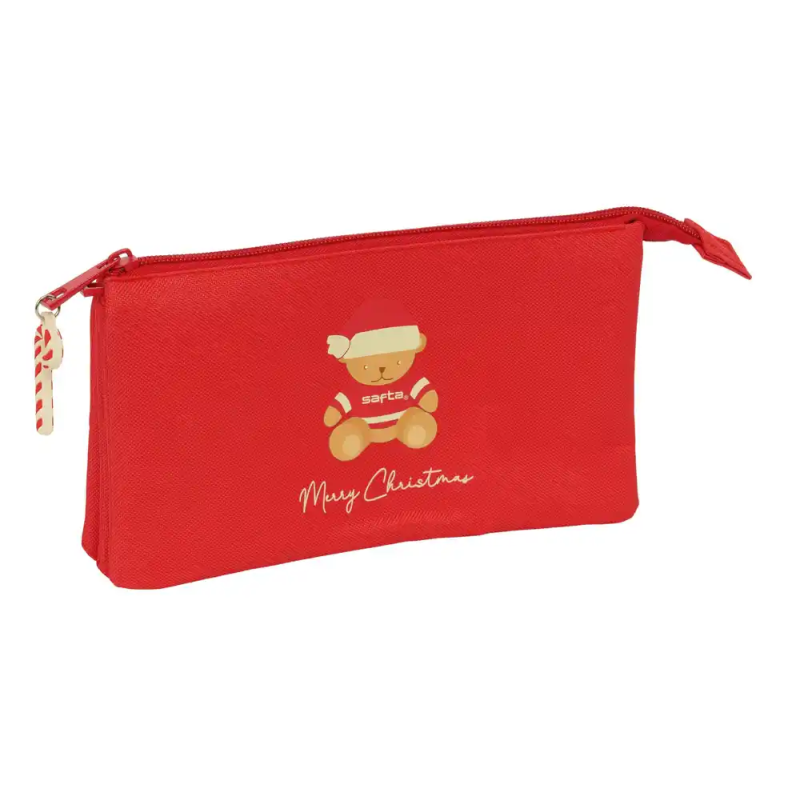 Bolso escolar portatodo safta triple complementos safta 120x220x30 mm