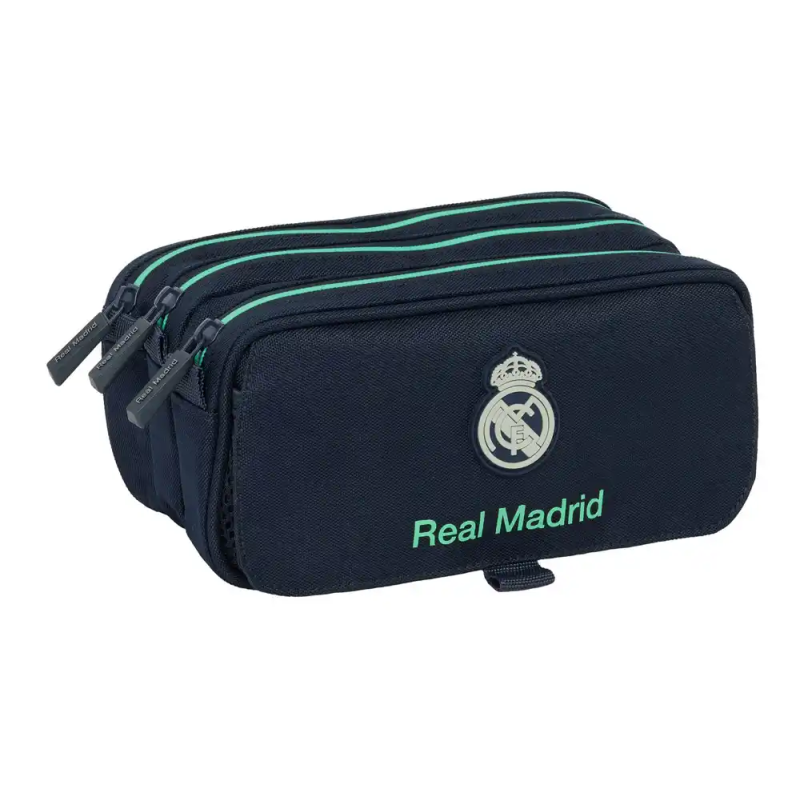 Bolso escolar portatodo safta triple big real madrid 2ª equipacion 25/26 100x215x80 mm