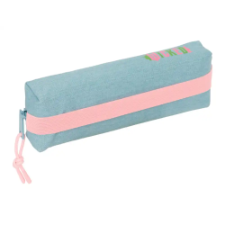 Bolso escolar portatodo safta rectangular con goma elastica 22cm wicked 40x220x70 mm