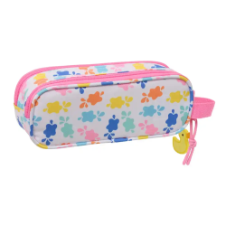 Bolso escolar portatodo safta doble peppa pig baby 80x210x60 mm