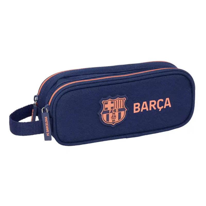 Bolso escolar portatodo safta doble f.c. barcelona 2ª equipacion 25/26 80x210x60 mm