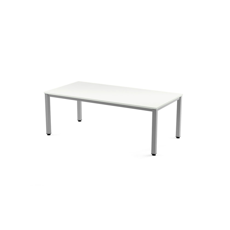 Mesa de oficina rocada executive 2005ad04 gris/blanco 200x100 cm