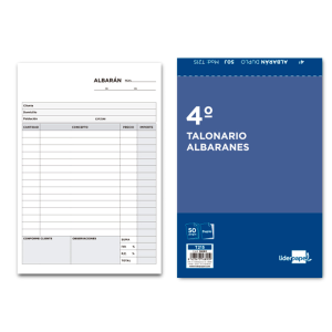 Talonario liderpapel...