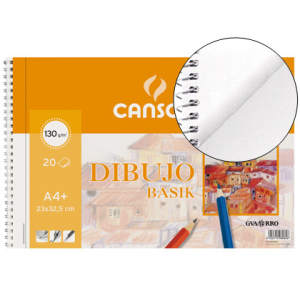 Bloc dibujo basik din a4+...