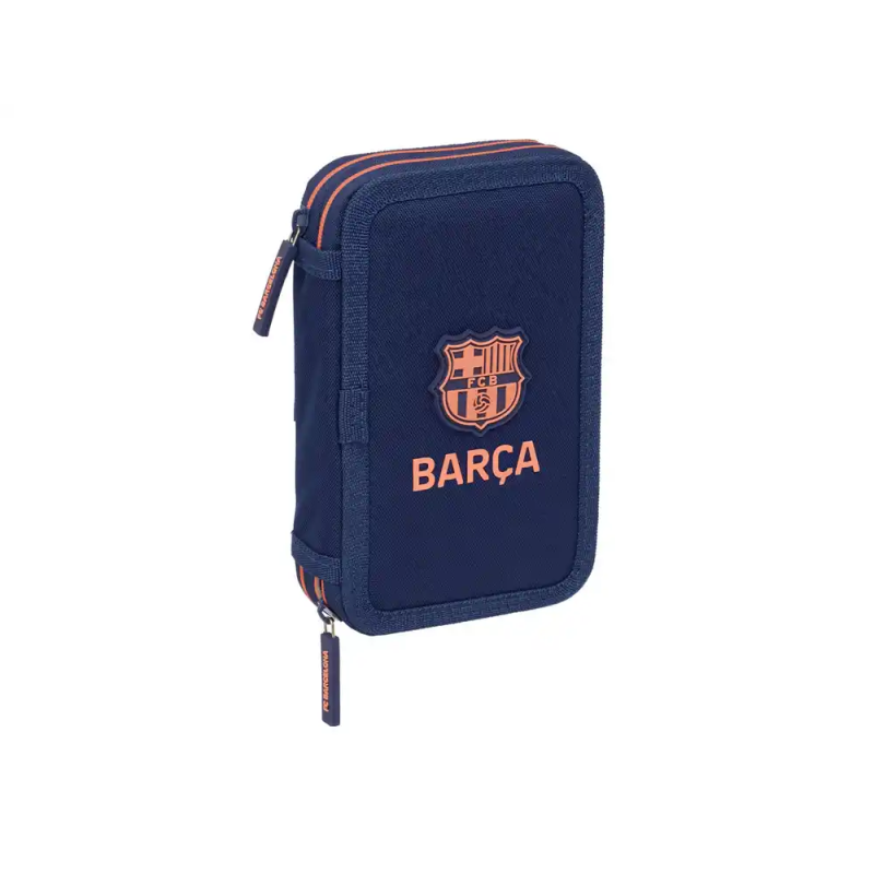 Plumier escolar safta doble pequeño 29 piezas f.c. barcelona 2ª equipacion 25/26 195x125x40 mm