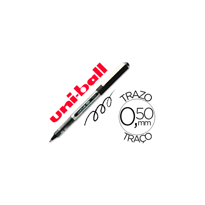 Rotulador uni-ball roller ub-150e micro eye negro 0,5 mmunidad