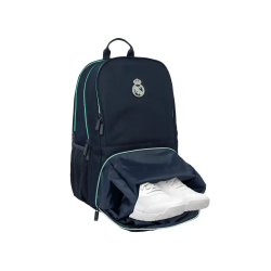 Mochila safta padel real madrid 2ª equipacion 25/26 420x300x170 mm