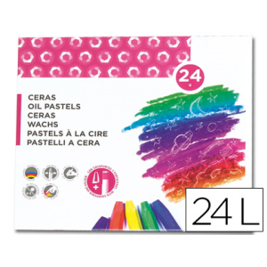 Lapices cera semi blanda...