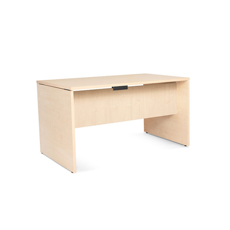 Mesa oficina rocada serie work 140x80 acabado aa01 haya/haya