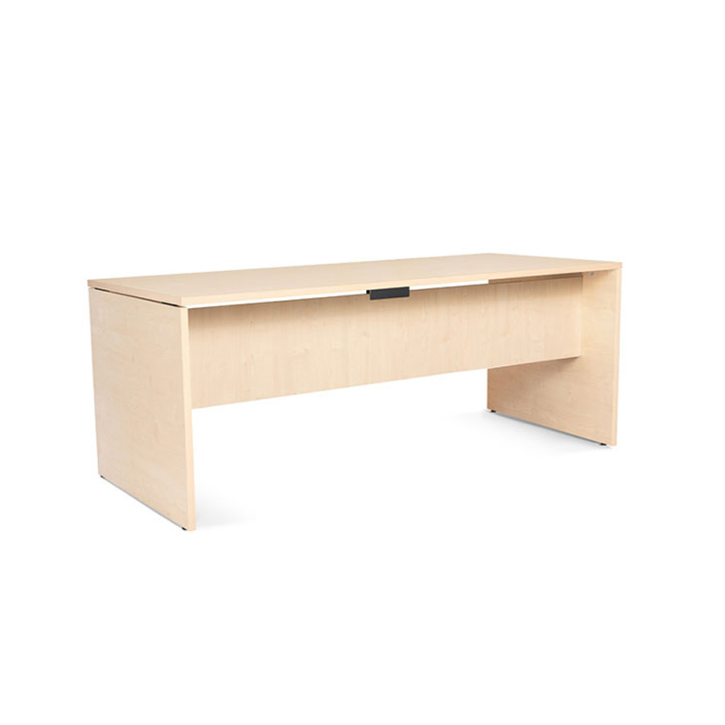 Mesa oficina rocada serie work 180x80 acabado aa01 haya/haya
