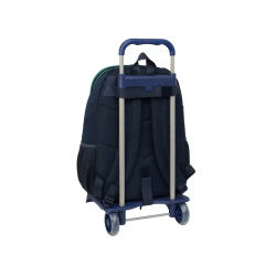 Mochila safta mod. 665 con carro 905 real madrid 2ª equipacion 25/26 440x320x160 mm