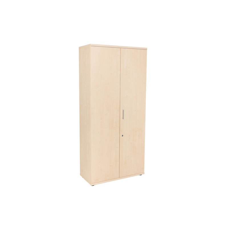 Armario rocada con cuatro estantes y dos puertas serie store 195x90x45 acabado aa01 haya/haya