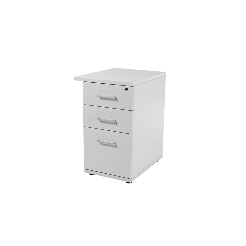 Cajonera rocada con 4 cajones serie store 74x47x60 cm acabado gris/gris