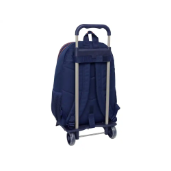 Mochila safta mod. 665 con carro 905 f.c. barcelona 2ª equipacion 25/26 440x320x160 mm