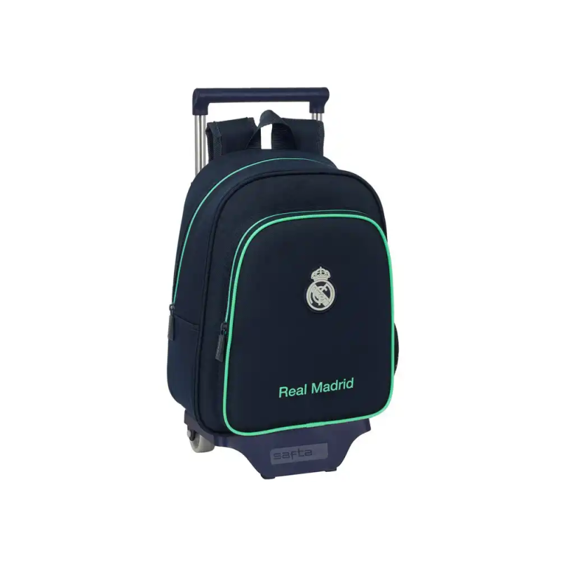Mochila safta mod. 524 con carro 705 real madrid 2ª equipacion 25/26 330x270x100 mm
