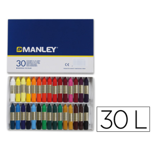 Lapices cera manley caja de...