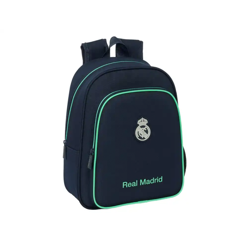 Mochila safta infantil adaptable a carro real madrid 2ª equipacion 25/26 330x270x100 mm