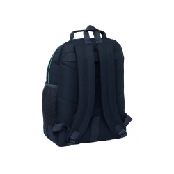 Mochila safta doble con cantoneras adaptable a carro real madrid 2ª equipacion 25/26 420x320x150 mm