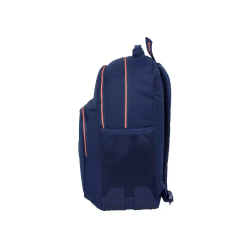 Mochila safta doble con cantoneras adaptable a carro f.c. barcelona 2ª equipacion 25/26 420x320x150 mm