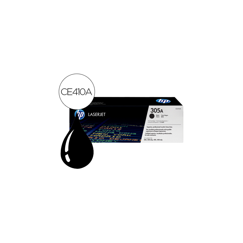 Toner hp 305a laserjet m351/m451/m375/m475 negro 2200 pag