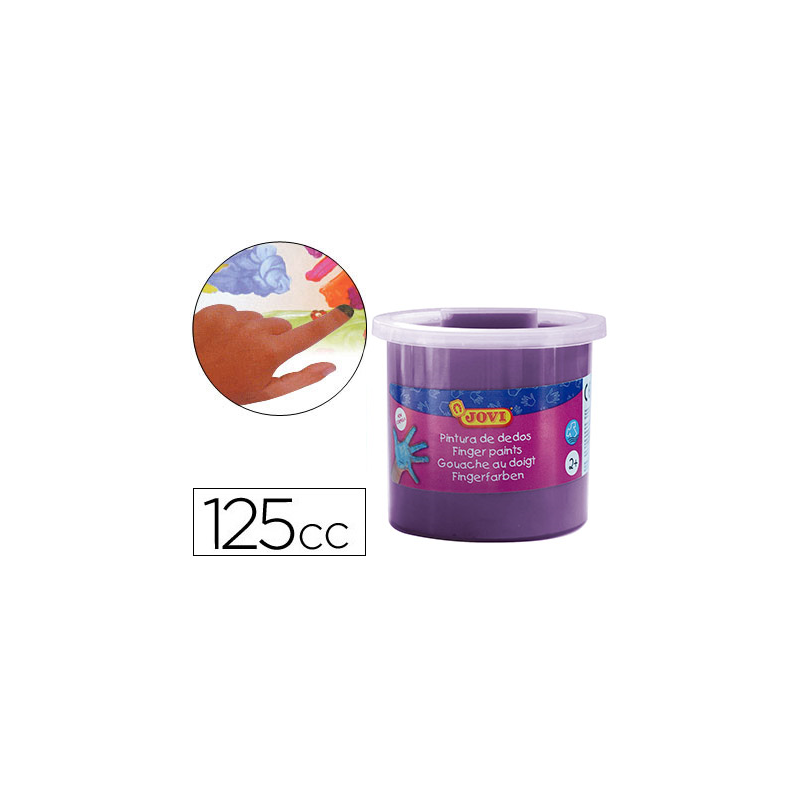 Pintura a dedos jovi 125 cc violeta