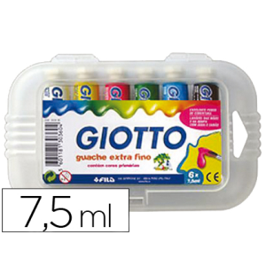 Tempera giotto 7,5 ml...