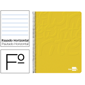 Cuaderno espiral liderpapel...