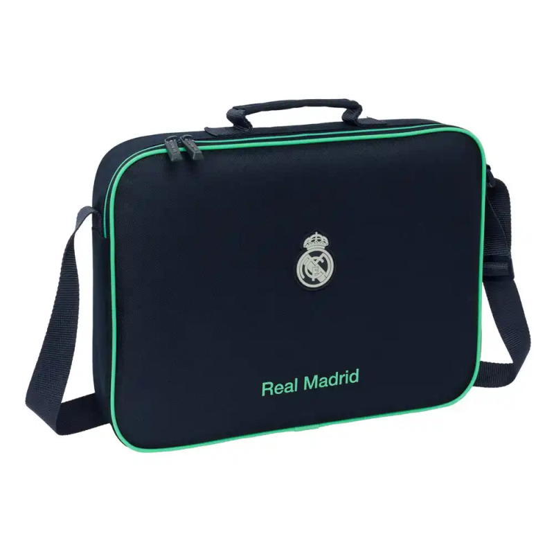 Cartera escolar safta extraescolares real madrid 2ª equipacion 25/26