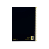 Cuaderno espiral liderpapel a4 smart tapa blanda 80h 75gr cuadro 4mm con margen color negro