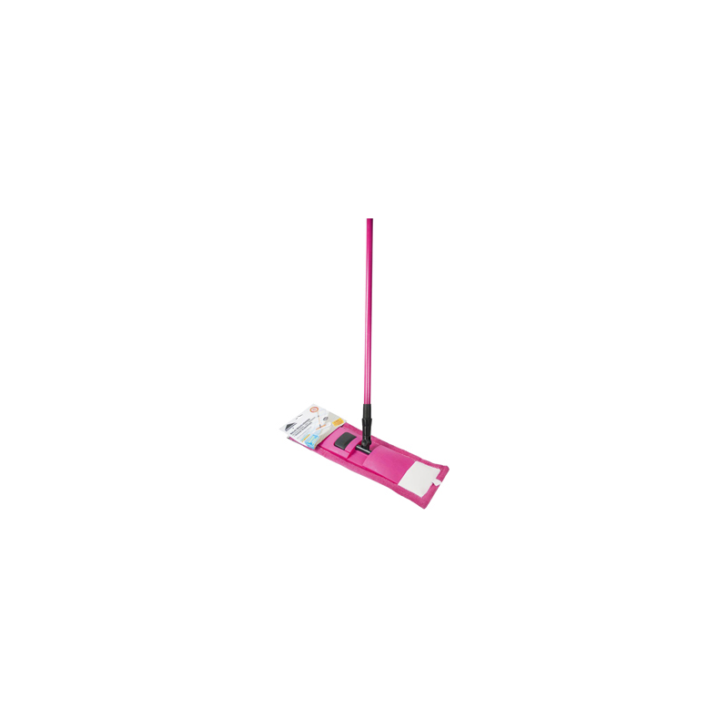 Mopa microfibra basic con mango telescopico rotacion 360