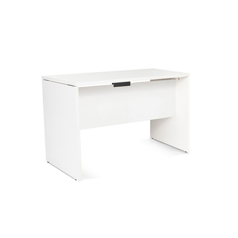 Mesa oficina rocada serie work 120x60 cm acabado aw04 blanco/blanco