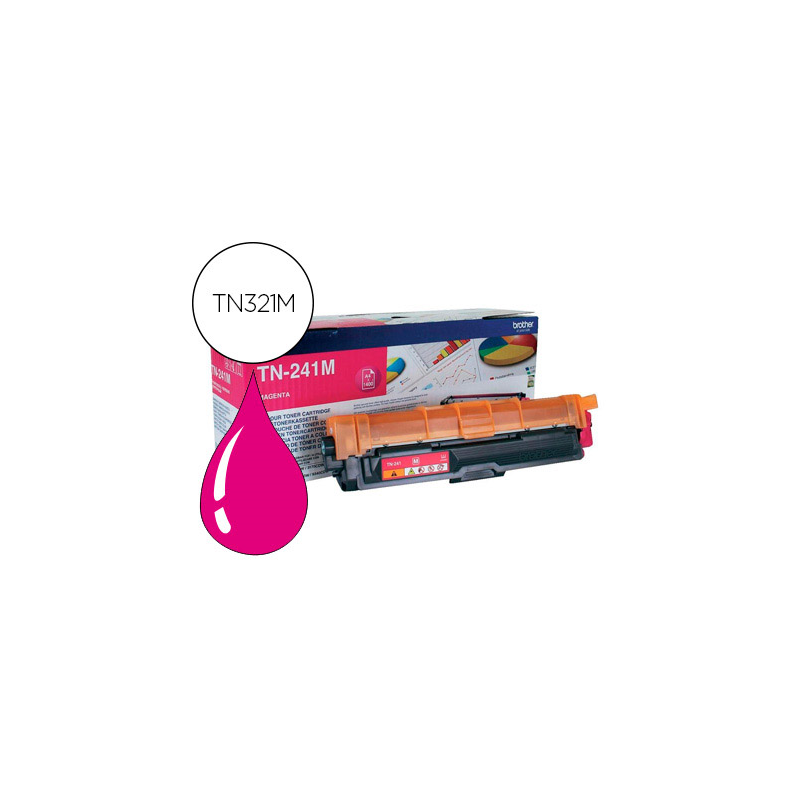 Toner brother tn-321m hll8250cdn / hll8350cdw magenta 1500 pag
