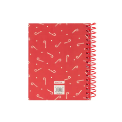 Cuaderno espiral safta a6 120h 60 gr microperforado cuadro 5 mm tapa forrada complementos safta