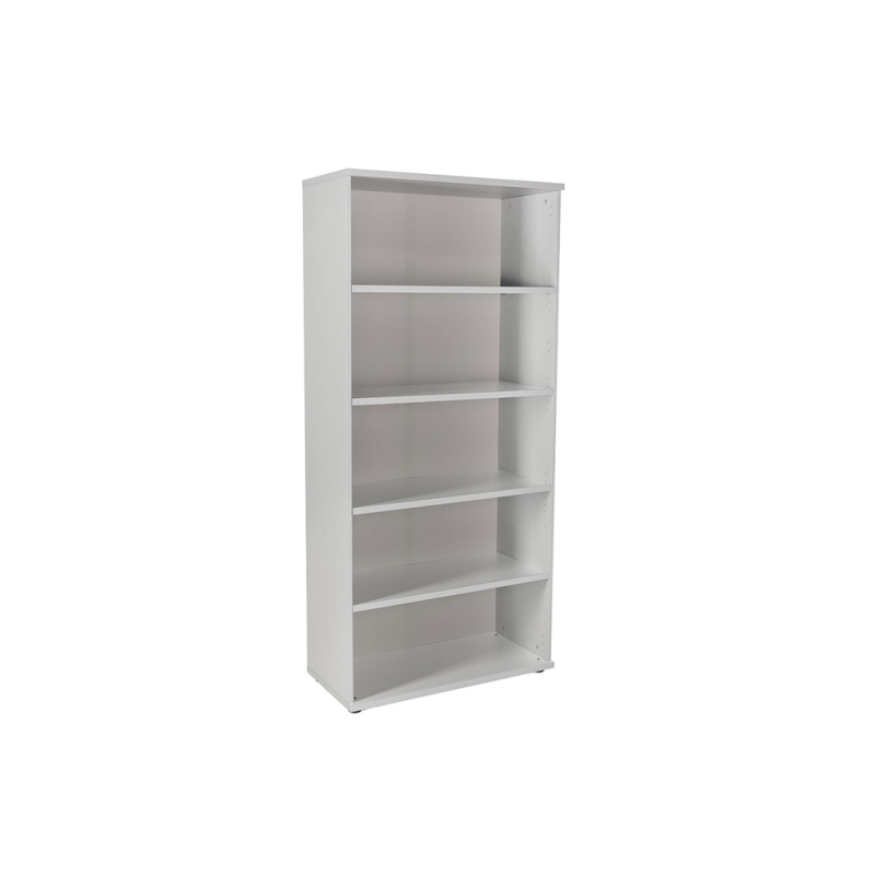 Armario rocada con cuatro estantes serie store 195x90x45 cm acabado gris an02