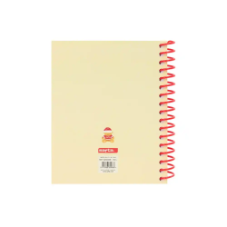 Cuaderno espiral safta a6 120h 60 gr microperforado cuadro 5 mm tapa forrada complementos safta