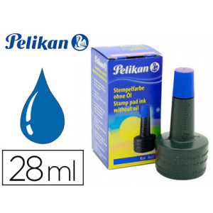 Tinta tampon pelikan azul...