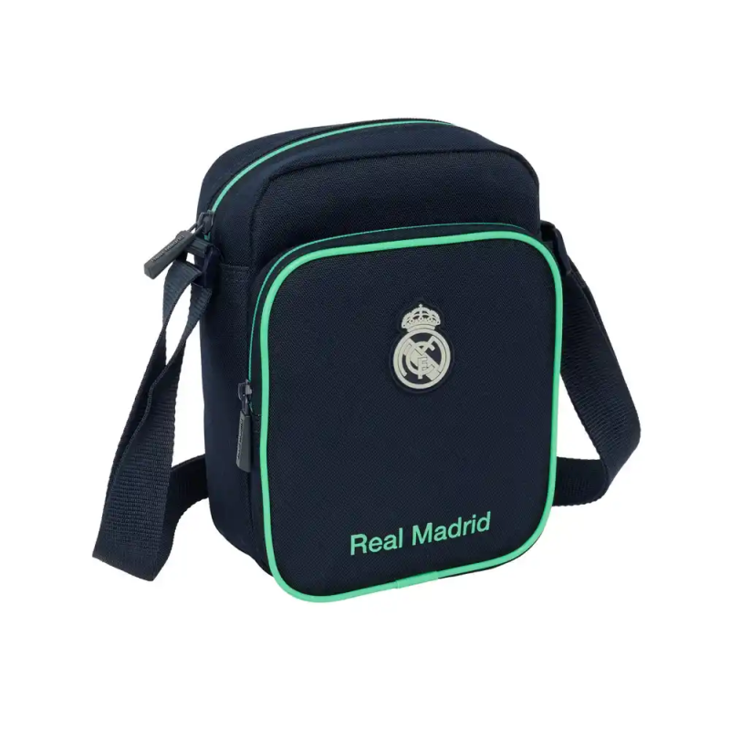 Bolso bandolera safta pequeña real madrid 2ª equipacion 25/26 220x160x60 mm