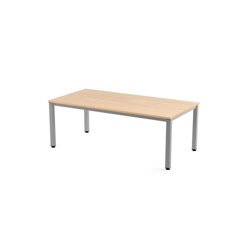 Mesa de oficina rocada executive 2005ad01 gris/haya 200x100 cm