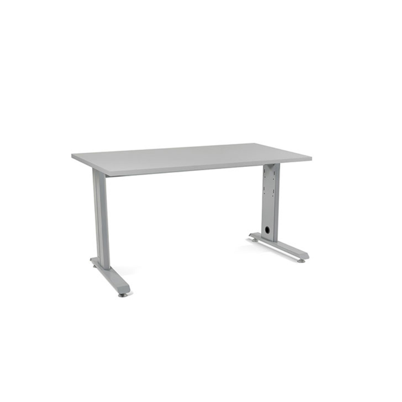 Mesa de oficina rocada metal 2001ac02 gris/gris 140x80 cm
