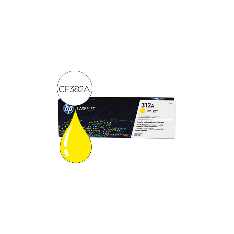 Toner hp 312a laserjet pro mfp m476 amarillo -2.700 pag-