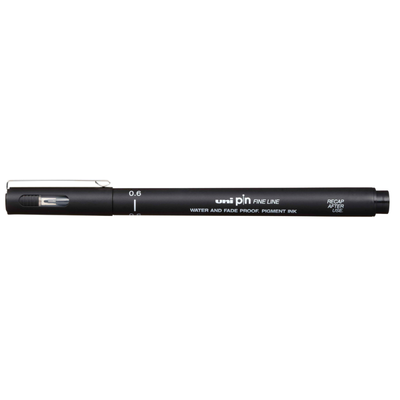 Rotulador uni pin calibrado pin06-200(s) negro