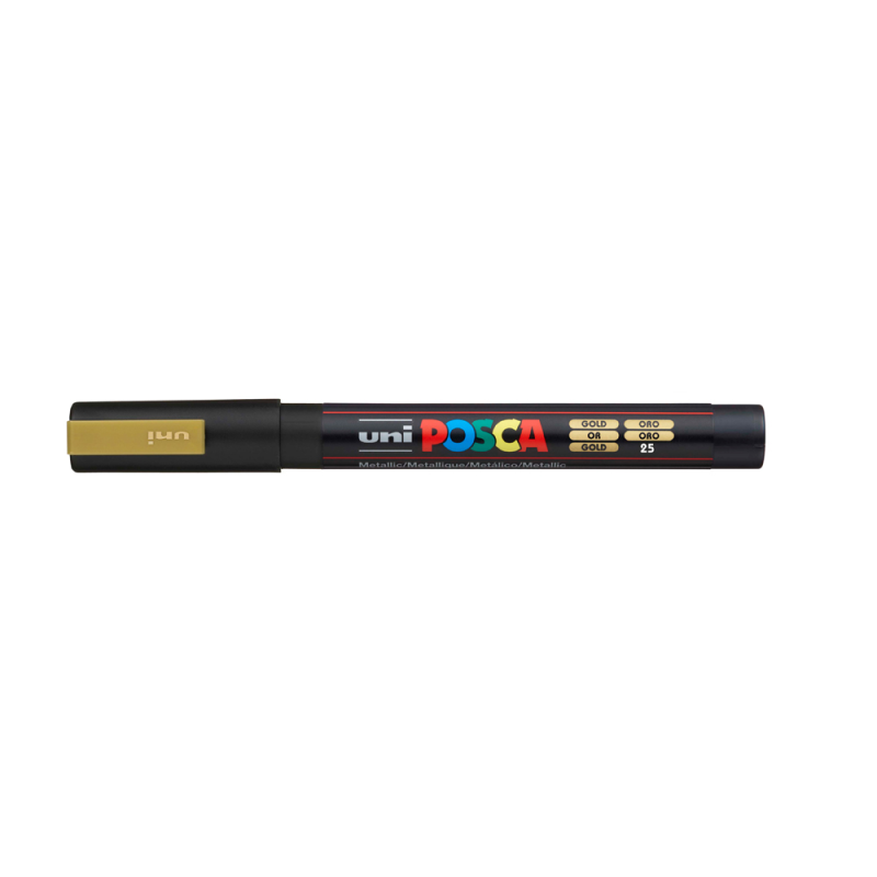 Rotulador uni posca 0,9 - 1,3 mm pc-3m oro