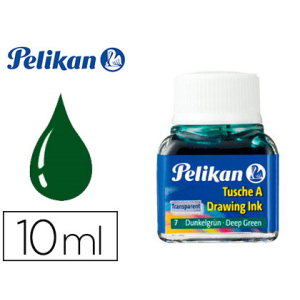 Tinta china pelikan verde...