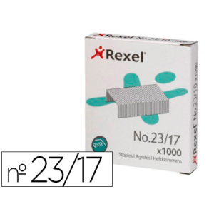 Grapas rexel 23/17 acero...