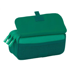Bolso escolar portatodo safta triple big resistente al agua real betis 100x215x80 mm